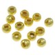 Metal Crimp beads Ø 2mm Gold
